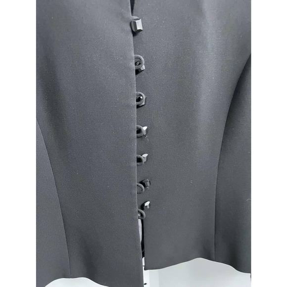 Tahari Black Jacket with Chiffon & Skirt Set Size 6 - Picture 7 of 16